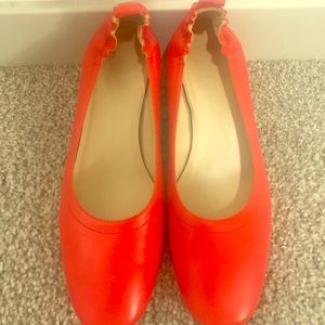 Everlane Everyday Heel in Red, 9.5